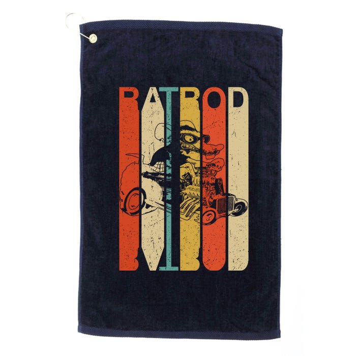 Rat Rod Drag Racing Old Cars Vintage Rat Rod Platinum Collection Golf Towel