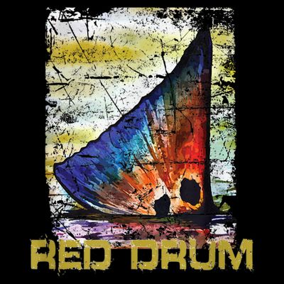 Redfish Red Drum Salty Dad Saltwater Fishing Ocean Fish T-Shirt