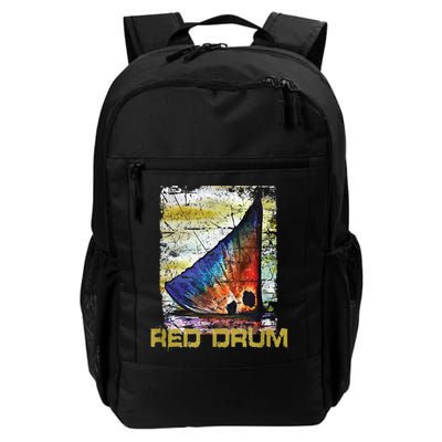 Redfish Red Drum Salty Dad Saltwater Fishing Ocean Fish Backpack