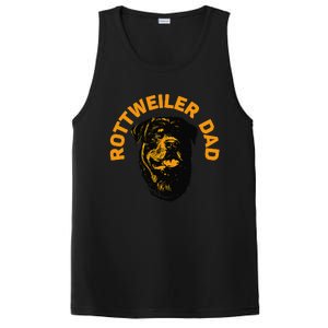 Rottweiler Rottie Dad Daddy Father Funny PosiCharge Competitor Tank