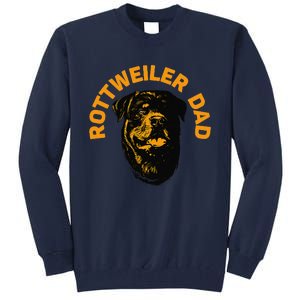 Rottweiler Rottie Dad Daddy Father Funny Tall Sweatshirt