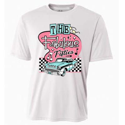 Retro Rockabilly Dance Party Cooling Performance Crew T-Shirt