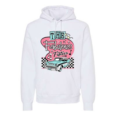 Retro Rockabilly Dance Party Premium Hoodie