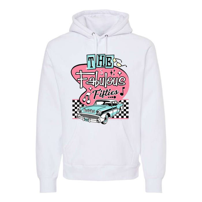 Retro Rockabilly Dance Party Premium Hoodie