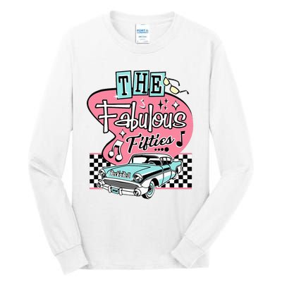 Retro Rockabilly Dance Party Tall Long Sleeve T-Shirt