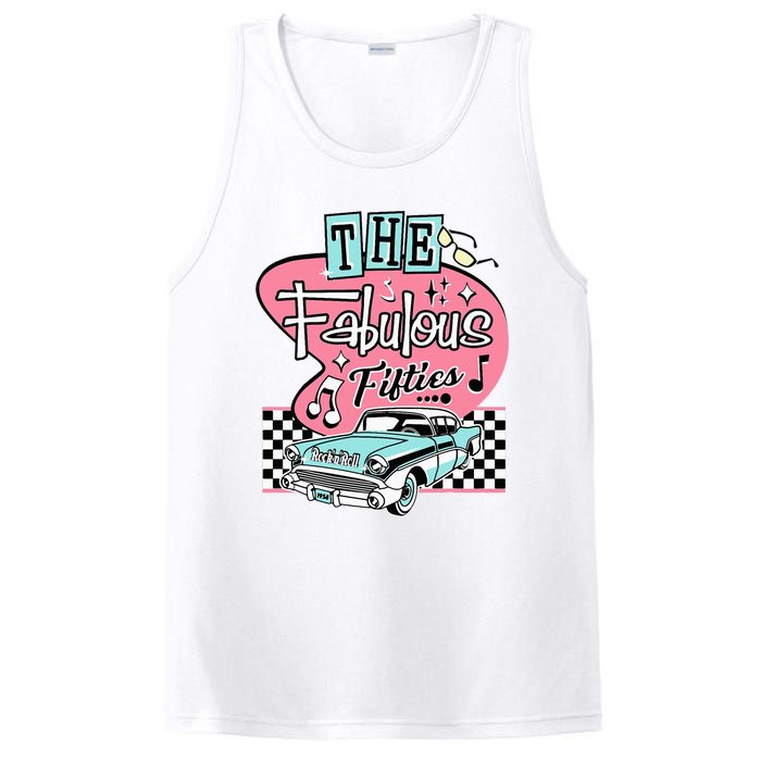 Retro Rockabilly Dance Party PosiCharge Competitor Tank