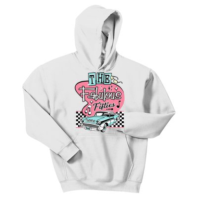 Retro Rockabilly Dance Party Kids Hoodie