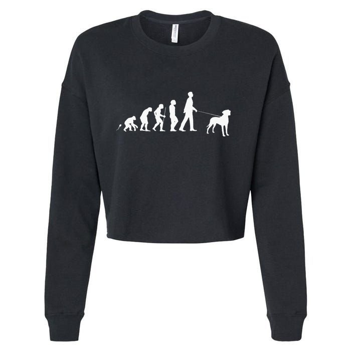 Rhodesian Ridgeback Dog Breed Cropped Pullover Crew