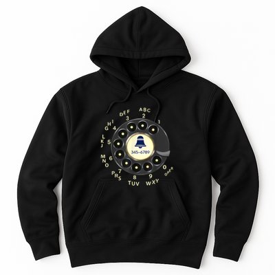 Retro Rotary Dial Phone Hoodie