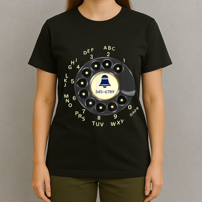 Retro Rotary Dial Phone T-Shirt