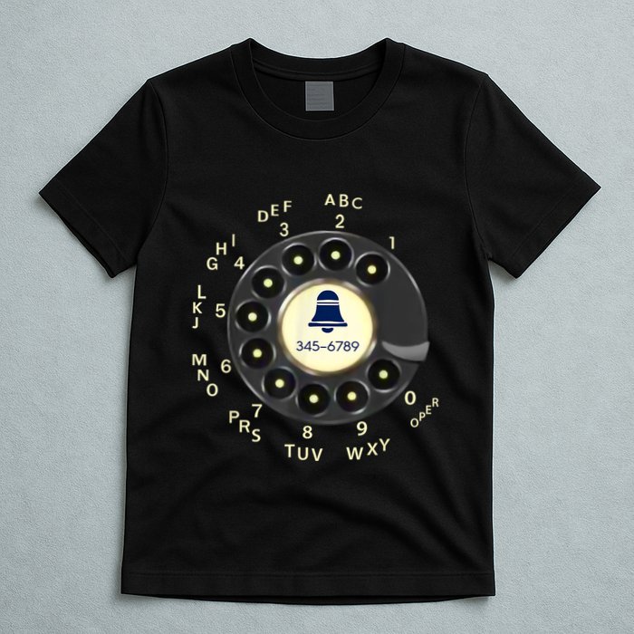 Retro Rotary Dial Phone T-Shirt