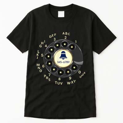 Retro Rotary Dial Phone Tall T-Shirt