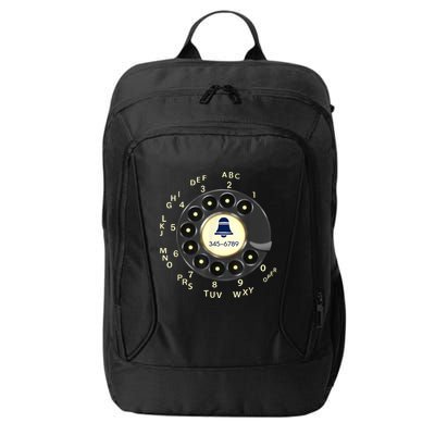 Retro Rotary Dial Phone City Backpack