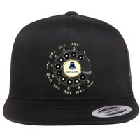 Retro Rotary Dial Phone Flatbill Hat