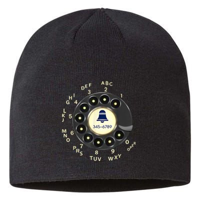 Retro Rotary Dial Phone Sustainable Beanie