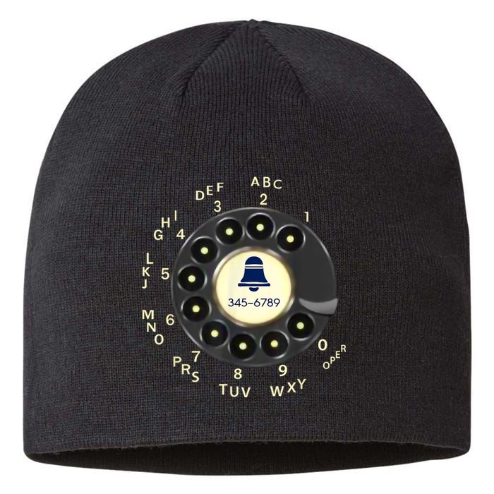 Retro Rotary Dial Phone Sustainable Beanie