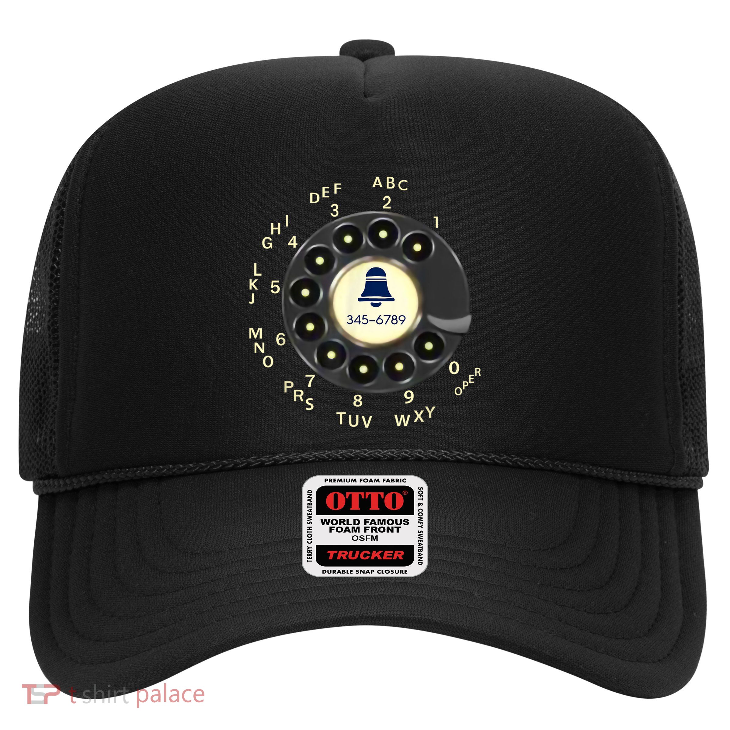 Retro Rotary Dial Phone Trucker Hat