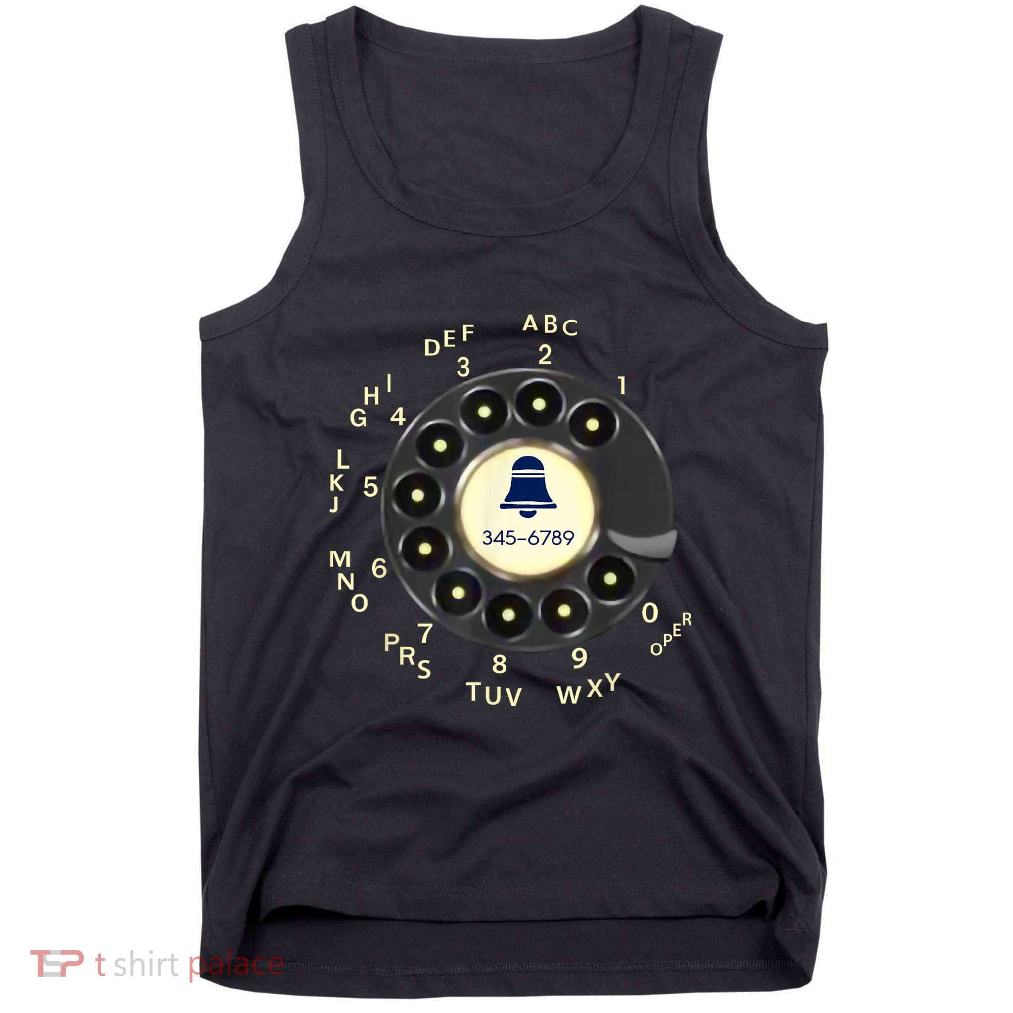 Retro Rotary Dial Phone Tank Top