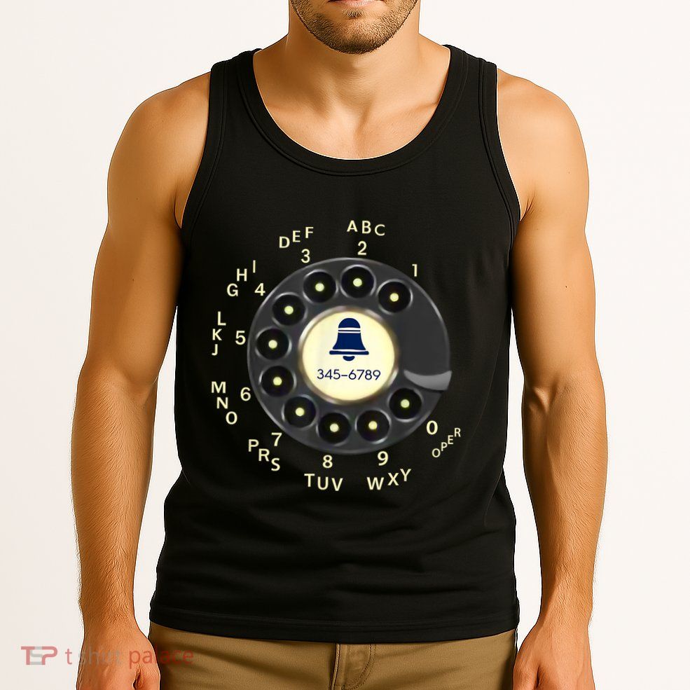 Retro Rotary Dial Phone Tank Top