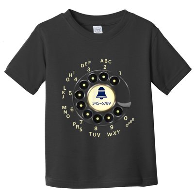 Retro Rotary Dial Phone Toddler T-Shirt