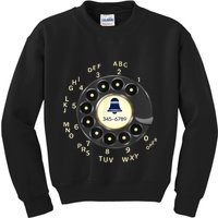 Retro Rotary Dial Phone Kids Sweatshirt