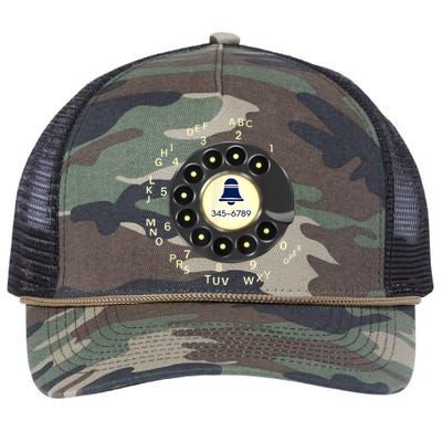 Retro Rotary Dial Phone Retro Rope Trucker Hat Cap