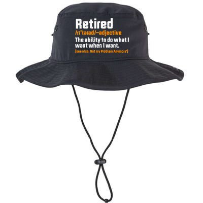 Retirement Retired Definition To Do What I Want Funny Bucket Hat