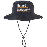 Retirement Retired Definition To Do What I Want Funny Bucket Hat