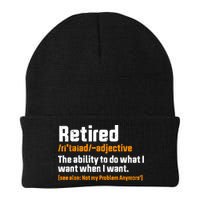 Retirement Retired Definition To Do What I Want Funny Beanie