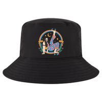 Retro Roller Disco Girl Cool Comfort Performance Bucket Hat