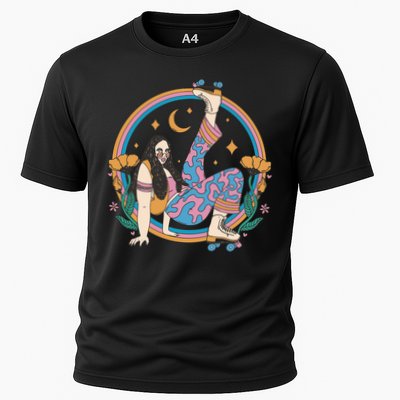Retro Roller Disco Girl Performance Shirt