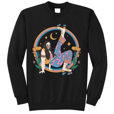 Retro Roller Disco Girl Sweatshirt