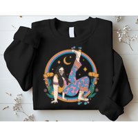 Retro Roller Disco Girl Sweatshirt