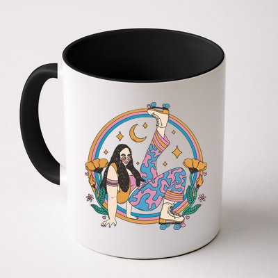 Retro Roller Disco Girl Mug