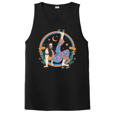 Retro Roller Disco Girl PosiCharge Competitor Tank