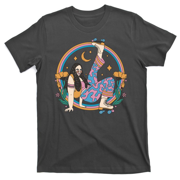 Retro Roller Disco Girl T-Shirt