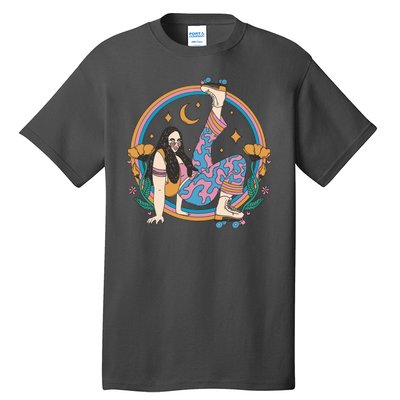 Retro Roller Disco Girl Tall T-Shirt