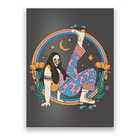 Retro Roller Disco Girl Poster