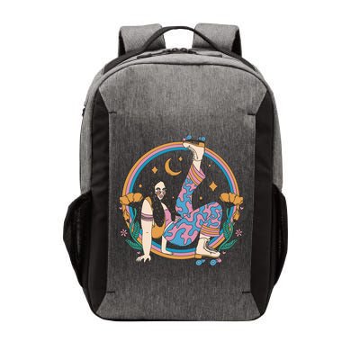 Retro Roller Disco Girl Vector Backpack
