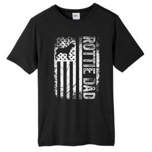 Rottweiler Rottie Dad American Us Flag Dog Tall Fusion ChromaSoft Performance T-Shirt