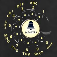 Retro Rotary Dial Garment-Dyed Fleece Hoodie