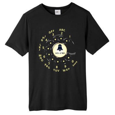 Retro Rotary Dial Tall Fusion ChromaSoft Performance T-Shirt