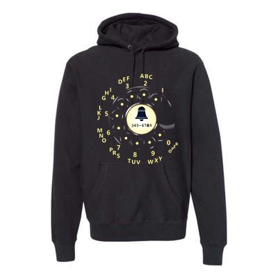 Retro Rotary Dial Premium Hoodie