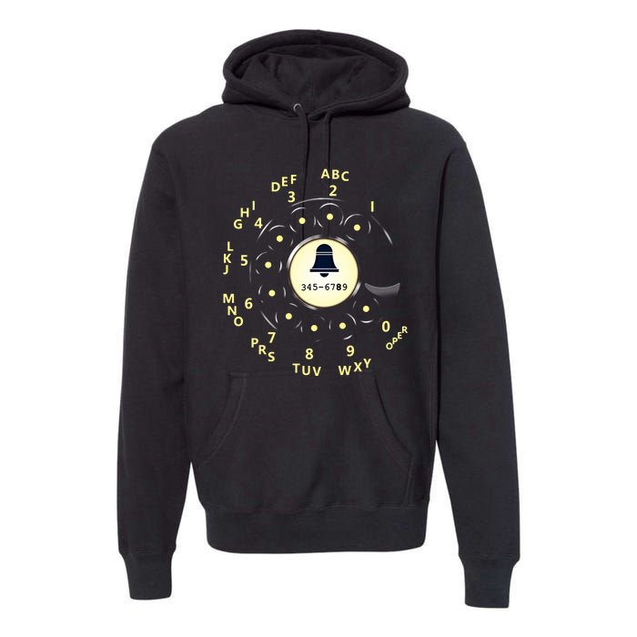 Retro Rotary Dial Premium Hoodie