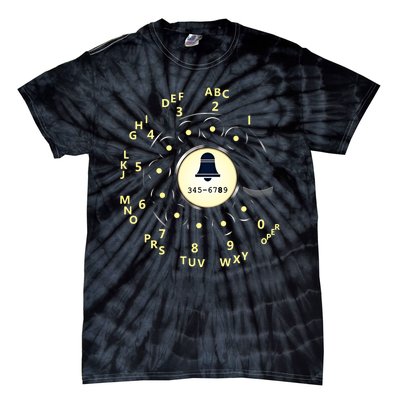 Retro Rotary Dial Tie-Dye T-Shirt