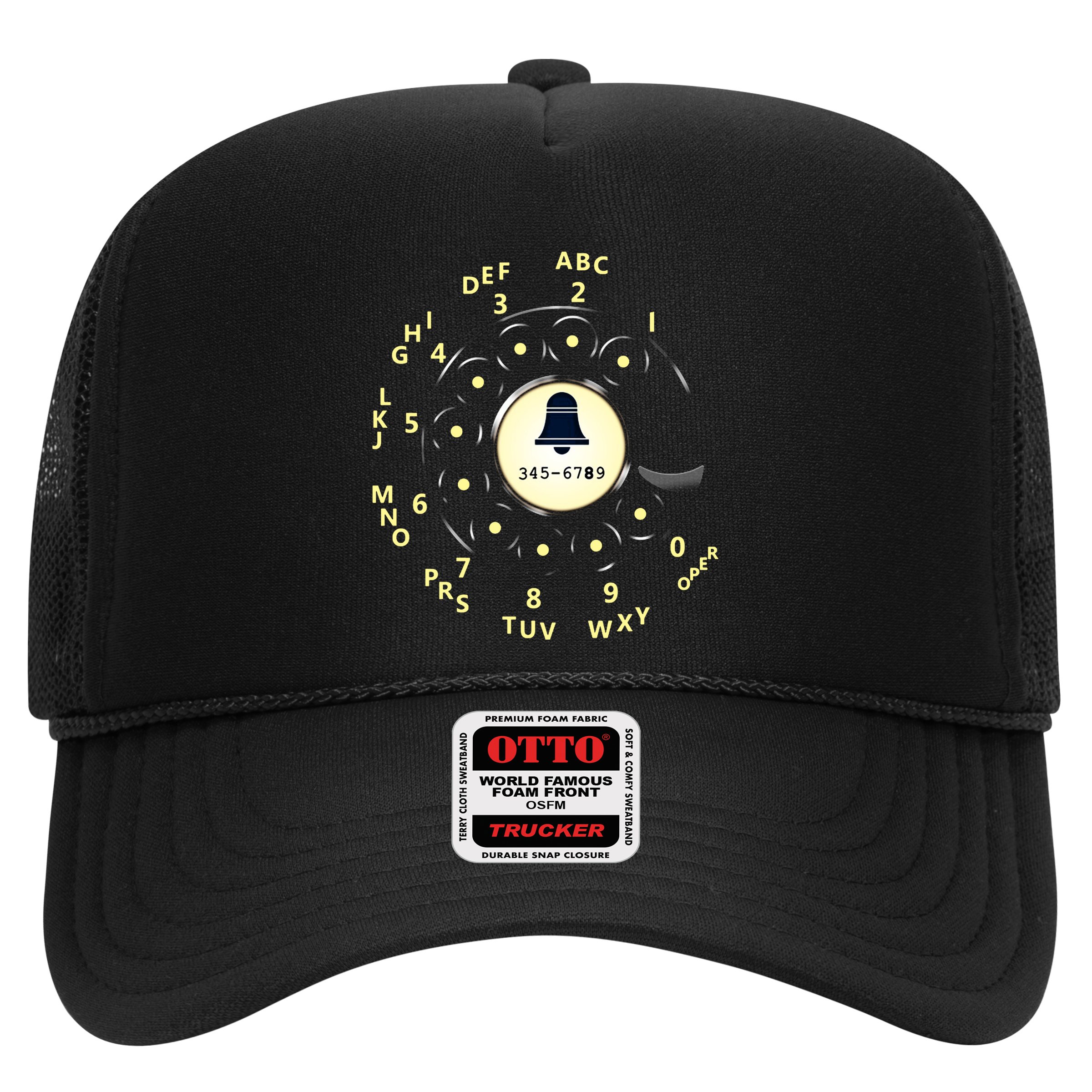 Retro Rotary Dial Trucker Hat
