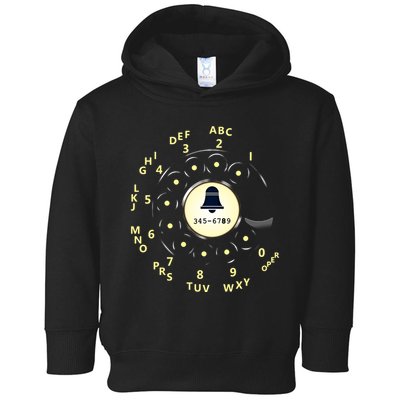 Retro Rotary Dial Toddler Hoodie