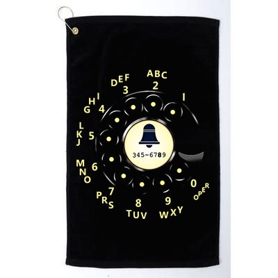 Retro Rotary Dial Golf Towel