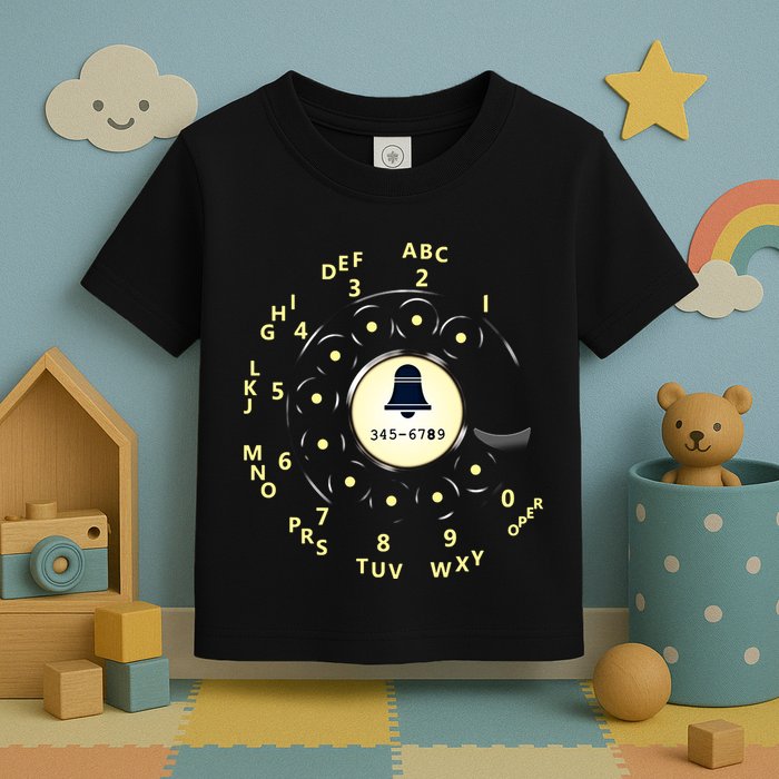 Retro Rotary Dial Toddler T-Shirt
