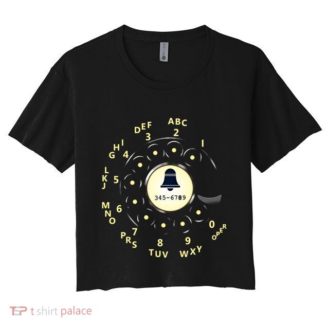 Retro Rotary Dial Crop Top